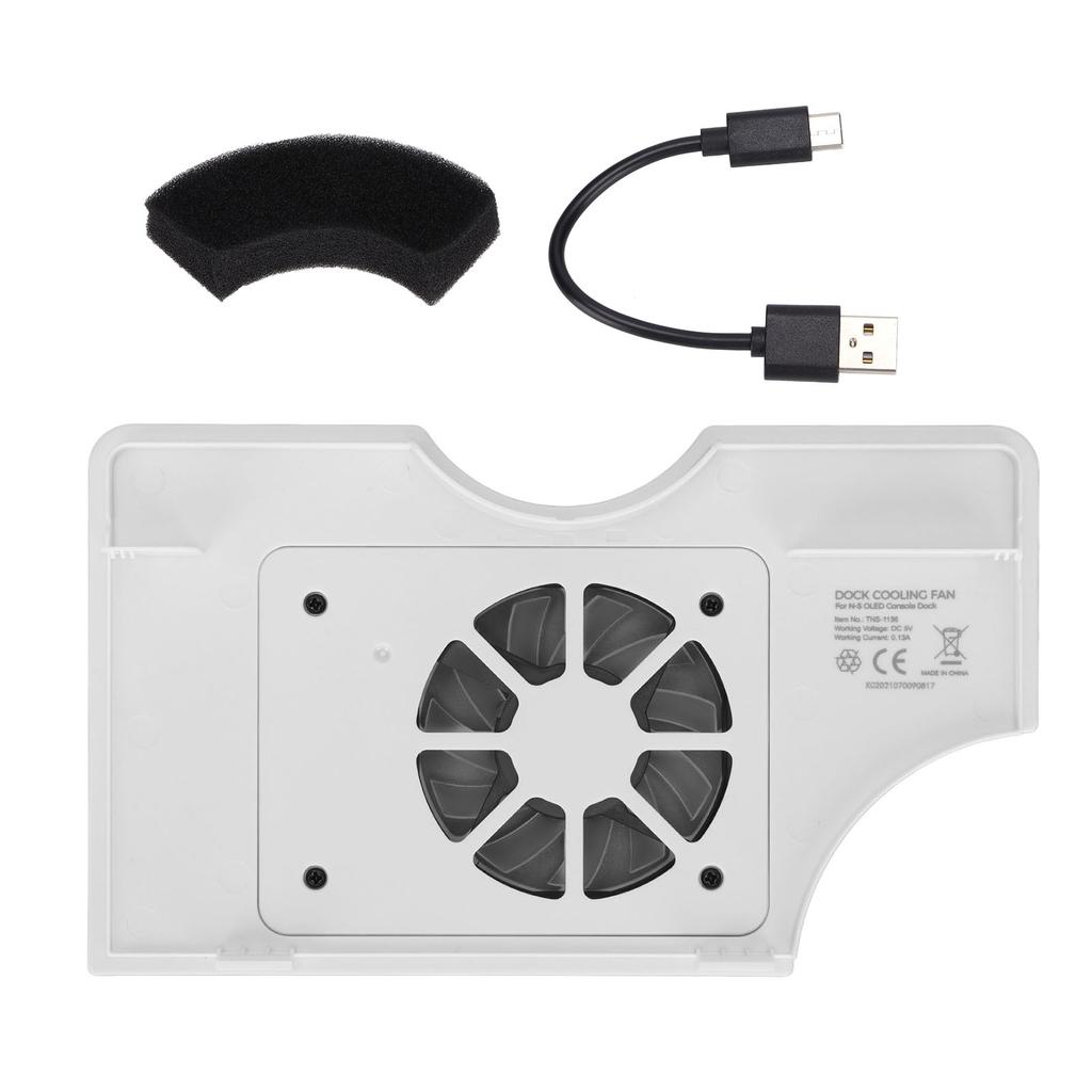 DOBE TNS‑1136 Вентилятор охлаждения игровой консоли Игровая консоль с разноцветной подсветкой Радиатор с зарядным кабелем