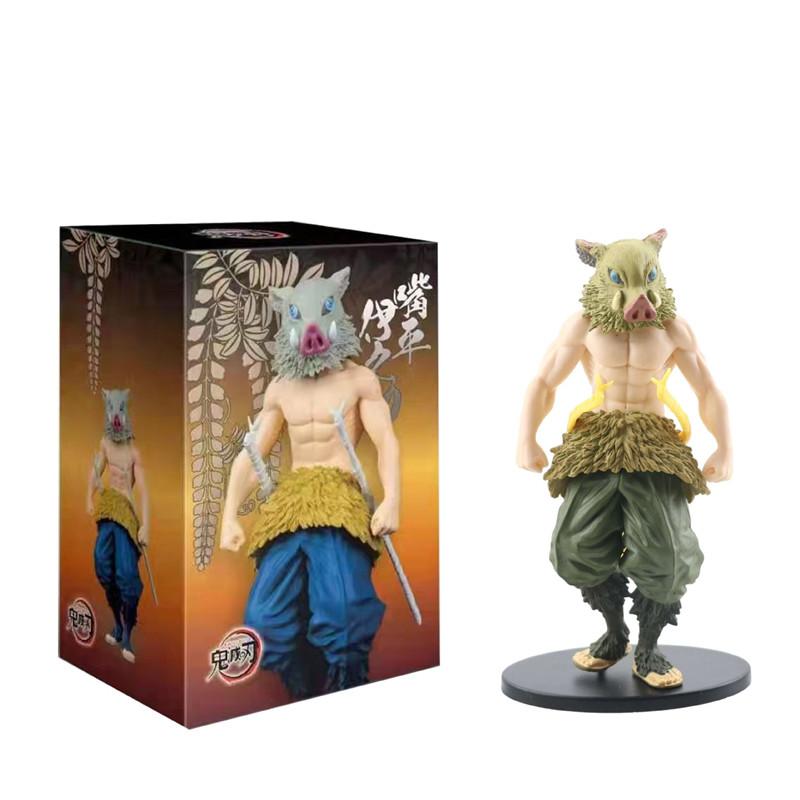 Убийца демонов Nezuko Tanjirou Zenitsu Inosuke Tengen Sanemi Muichirou Mitsuri Obanai Muzan Akaza Figure Коллекционная модель игрушки