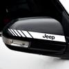 2Pcs Car Rearview Mirror Sticker Decal Waterproof Car Exterior Accessories For Jeep Wrangler Grand Cherokee Compass Renegade