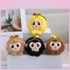 Charming Monkey Plush Toy Sun Wukong Keychain Adorable Decor Soft Pp Cotton Material