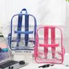 Large Capacity Clear Backpack Visible Transparent School Bag Transparent Backpack  Fitness
