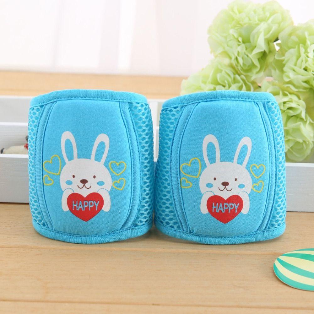 Cotton Polyester Baby Cartoon Knee Pads Reticular Infant Kneepad Crawling Toddler Protector