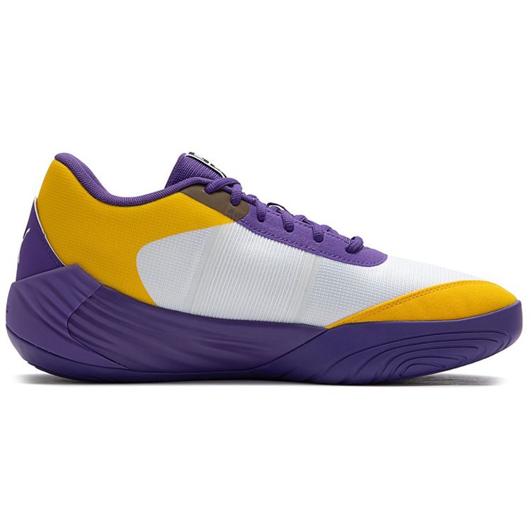Puma Кроссовки Fusion Nitro Team Lakers Мужские Purple Prism-Violet Spectra-Yellow 377035-09