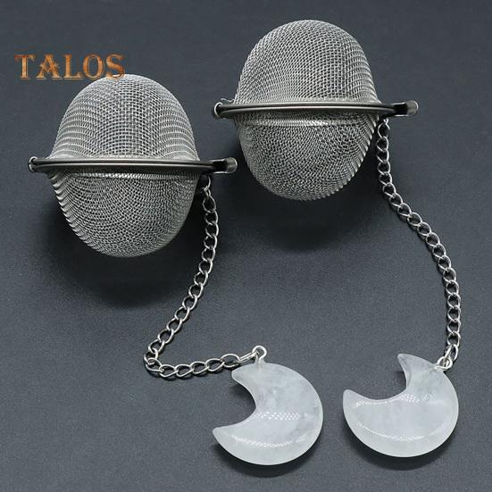 Ситечко для чая в форме луны, высокопрочный прочный горшок для специй, шаровое ситечко для чая для кофейни