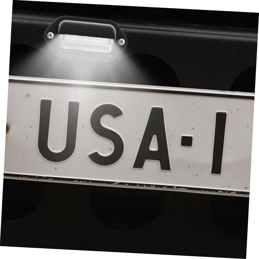 DRESSOOS 12-24v License Plate Light for Truck Trailer Led Tag Lamp Assembly Material Multifunction Tail