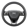 Натуральная кожаная оплетка на руль для 2021 XPeng P7/G3/P5, Ультратонкая, Всесезонная.