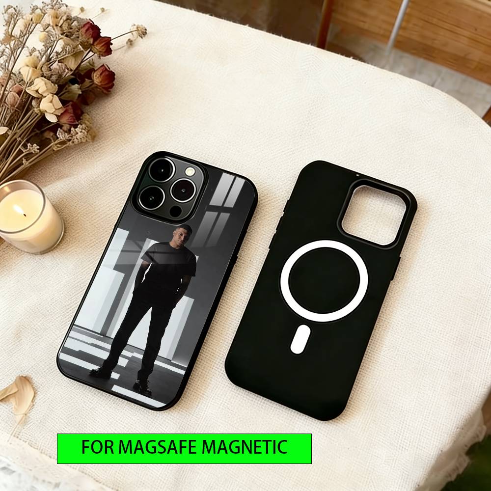 Чехол для телефона Kylian Mbappe для iPhone 17, 16, 15, 14, 13, 12, 11 Plus, Pro, магнитный с MagSafe, беспроводная зарядка