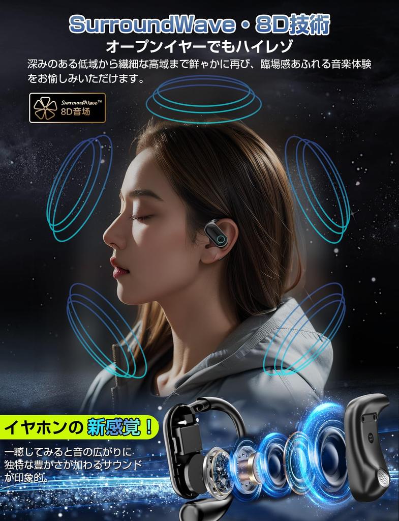 Беспроводные наушники Bluetooth с защитой от утечки звука, сенсорным управлением от случайных нажатий, светодиодной индикацией, полным диапазоном звучания, автоматическим быстрым подключением, сертифицированные технически