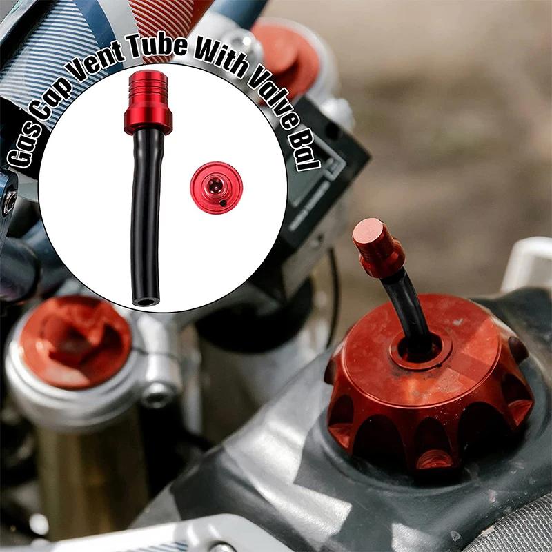 Алюминиевый сплав мотоцикла газовая яма ATV PIT внедорожный мотоцикл топливный бак крышка бензобака сапун шланг клапан вентиляционная трубка сапун труба