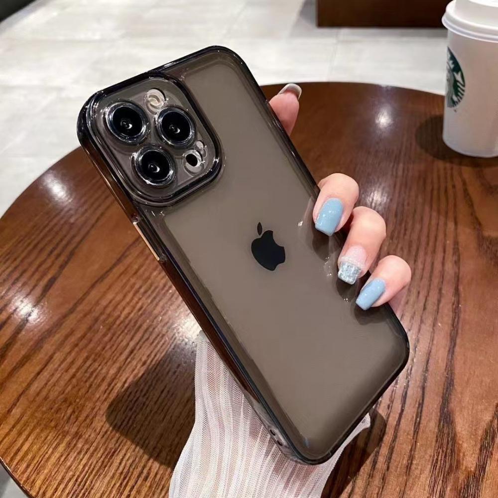 Прозрачный Космический Чехол Подходит для IPhone16pro Защитный Чехол Apple 17Air Чехол для Мобильного Телефона 15 Мягкий Чехол 14 Простой