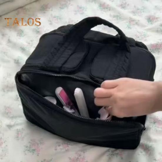 Дорожная косметичка Большая вместимость Широко открывающаяся сумка-органайзер для туалетных принадлежностей Влажная косметичка с ручкой для аксессуаров Туалетные принадлежности Путешествия