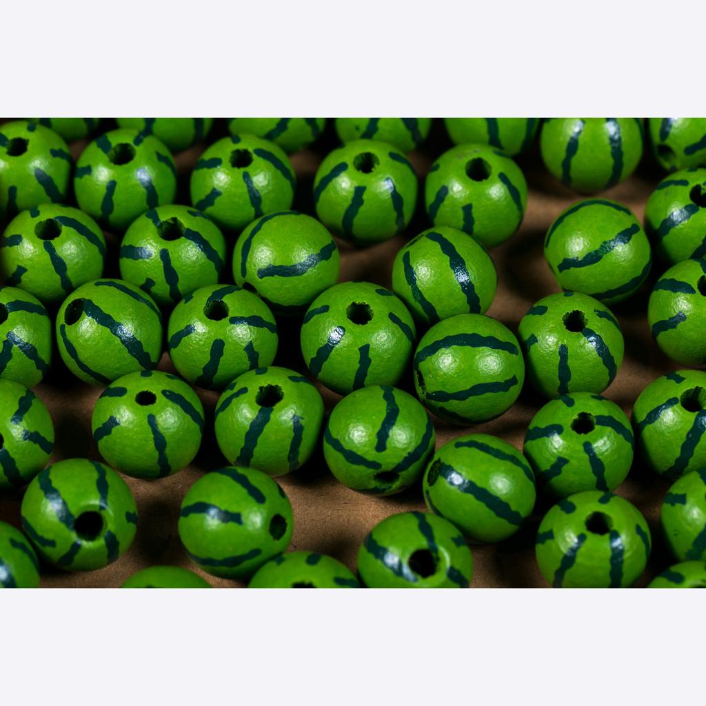 Креативные ювелирные изделия аксессуары ожерелье круглый брелок свободные разделительные бусины 5 шт заколка для волос 16 мм зеленый красный DIY для браслетов веревка для волос деревянная