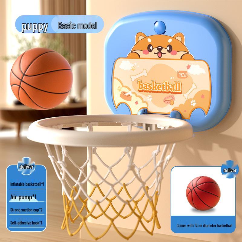 Silent Cartoon Basketball Board for Kids - Home Training Toy
