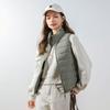 Feather New Women's 90-fleece Solid Color Women's Clothing Stand-up Collar Vest Seamless Down Jacket Vest Large Size Jacket