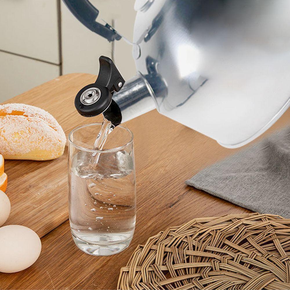 Hiking Cooking Ergonomic Handle Teakettle Teapot for Trips Whistling Kettle Stove Gas Water Kettle
