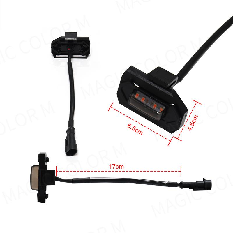 Для Toyota Tacoma Off Road & Sport 2020 2025 2025 светодиодная решетка заднего вида автомобиля предупреждающие дневные ходовые огни DRL 4 шт.