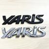 3D Металлическая эмблема-значок логотипа Yaris Матовый черный Хромированная наклейка с буквой на багажник Для Yaris Аксессуары для декора экстерьера автомобиля