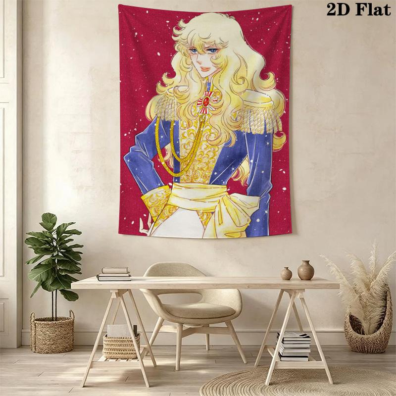 The Rose of Versailles Pattern Home Decor Tapestry, Wall Hanging, Decorative RV Wall Cloth.DGT0925239