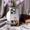 КРУТЫЙ Чехол для телефона M-Mae M-Martin Актриса Для iPhone17,16,15,14,13,12,11 Plus,Pro Max Черный Конфетный Посеребренный Чехол