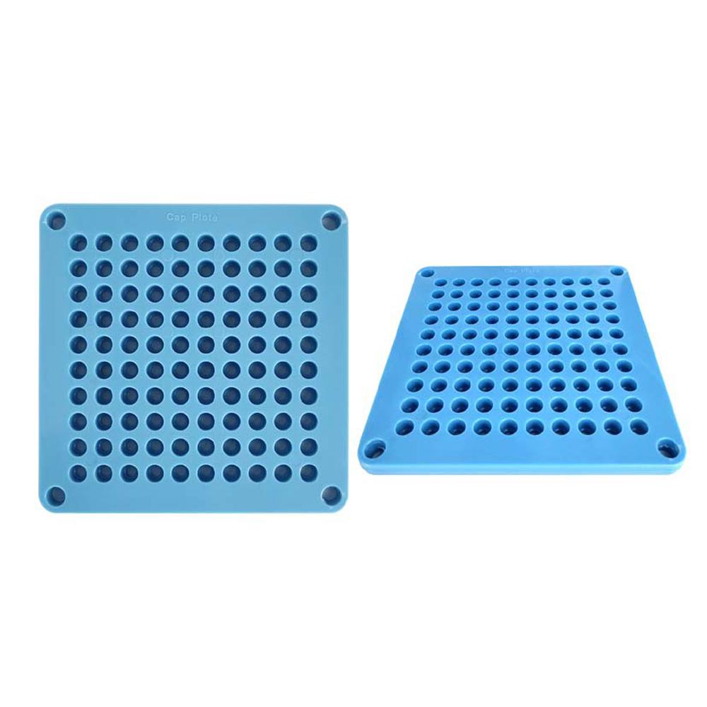 100 Positions Powder Filling Machine 00# Size Household Hand Movement Easy Operate Capsules Filler