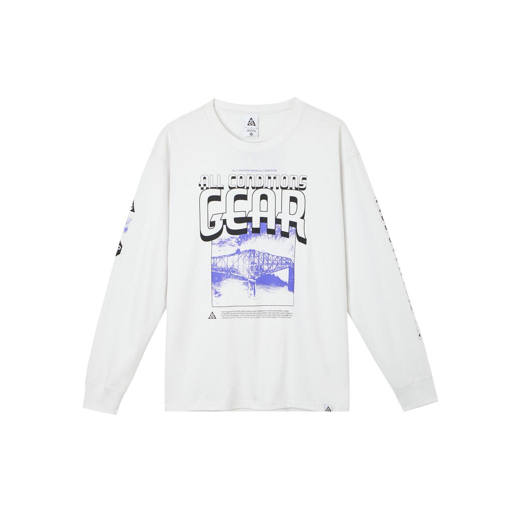 Nike Мужская футболка с длинным рукавом ACG NRG DF LS LBR Summit White FQ3730-121