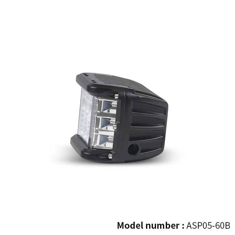 4" Led Work Light 36w  with  Flash Side Shot Light  for jeep Boat wrangler Cherokee Off-road