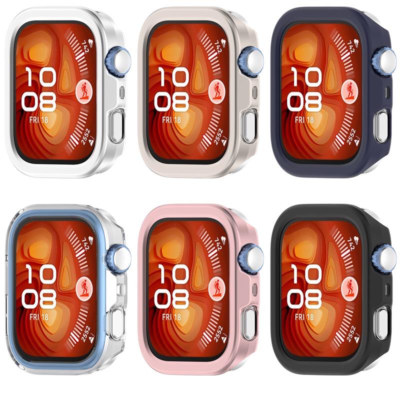 ПК Полый Чехол Стекло для Huawei Watch Fit 4 Pro Защитная рамка для экрана смарт-часов Бампер для Huawei Fit 4 Крышка-накладка