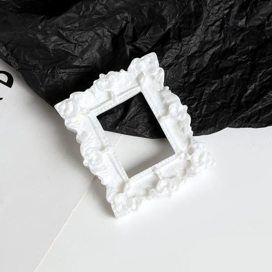 Барокко Мини Рамка для Фото Ретро Маленькая Рамка для Фото Винтаж Крошечная Рамка для Фото Аксессуары для DIY Украшений Чехлов для Телефонов Магнитов на Холодильник Поделки