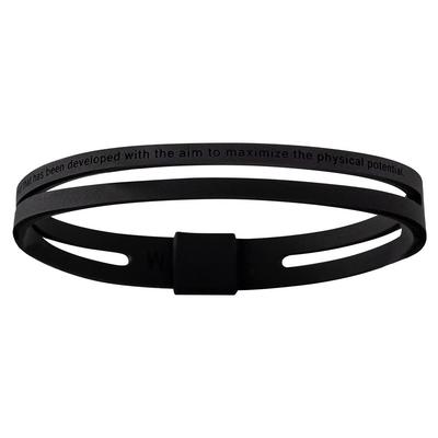 Браслет Bandel ASYM L (19,0 см) черный