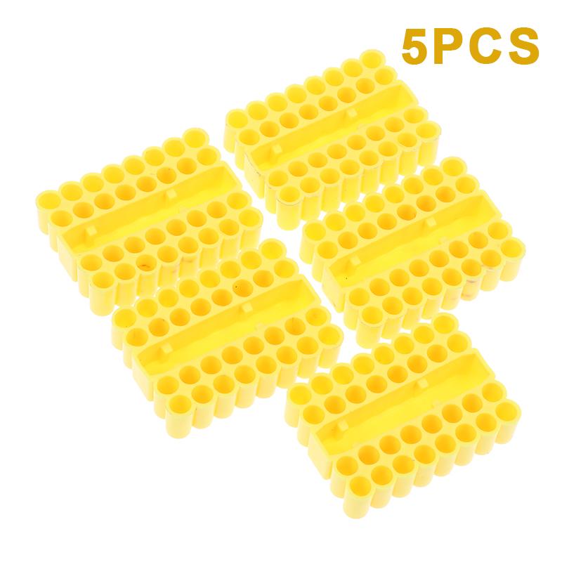 1/2/5Pcs Bit Holder 32 Holes Bit Hex Shank Organiser Screwdriver Bit Holder Drill For Storage For 6.35Mm Shank Storage Box