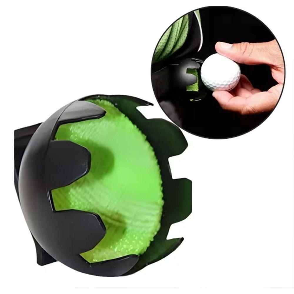 Lightweight Portable Golf Ball Washer Single Handed Design Wearable Golf Brush Gifts