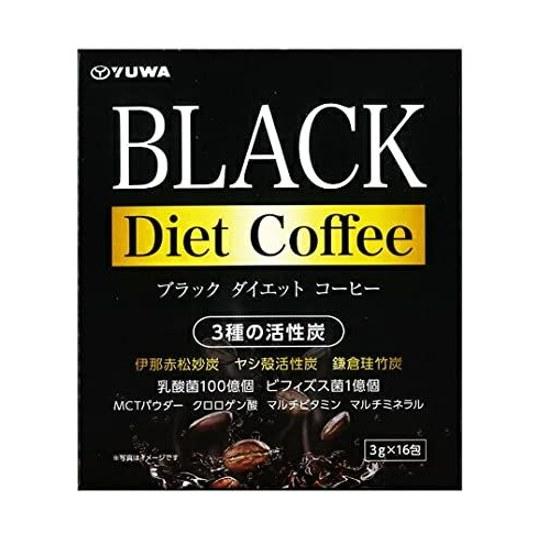 Yuwa Stick Black Diet Coffee 16 packs 5 sets Reduced tax rate compliant product