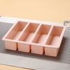 Ice Cube Non-sticky Tray Multi-purpose Flexible 4 Grids Long Silicone Ice Cube Pudding