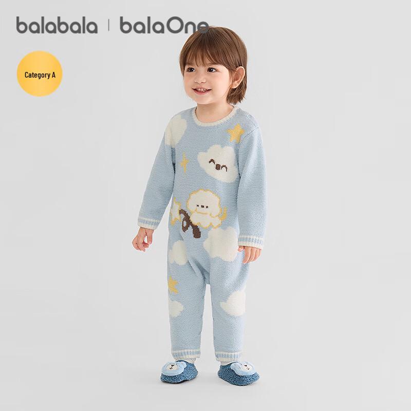 Balabala Зимний теплый флисовый комбинезон для малыша