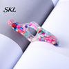 Reading Aid Tool Thumb Book Page Holder for Reading, Glitter Stone Piece Ring Holder, Opener Bookmark Students Lovers Clip