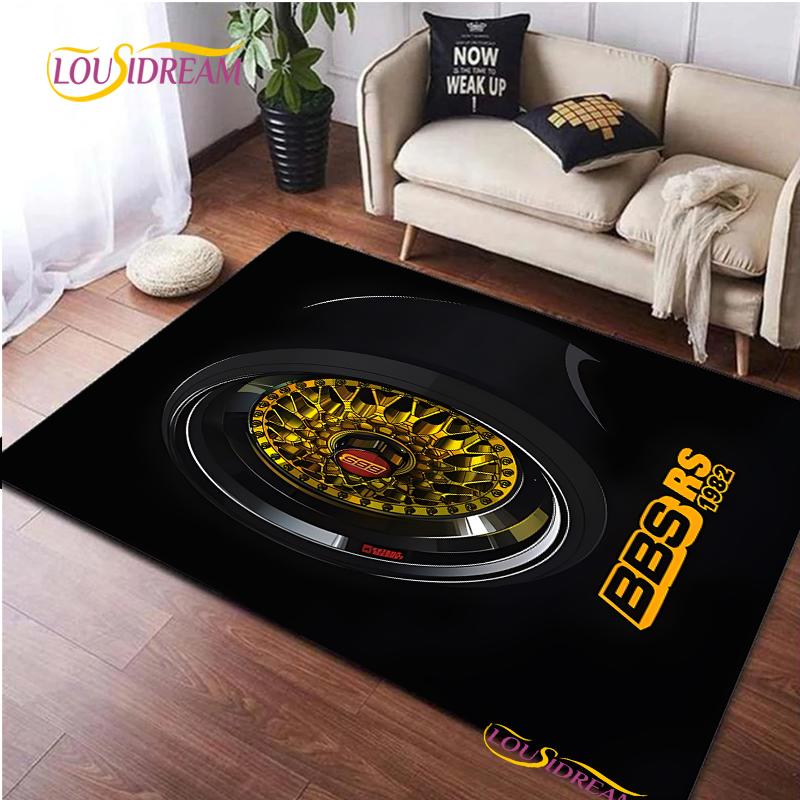 BBS Racing Carpet for Living Room Bedroom Rugs Kitchen Kids Door Unslip Floor Mats Birthday gift photography props Alfombra Rug