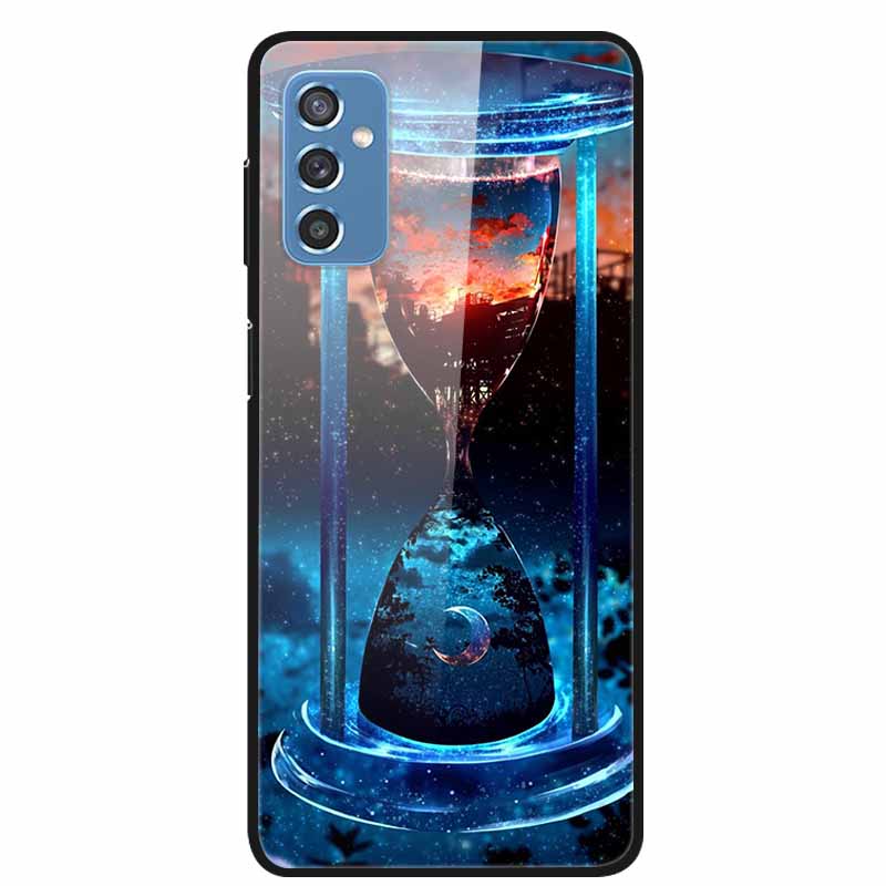 Для Samsung M52 5G Чехлы M23 5G M51 M02s Закаленное Стекло Жесткая Задняя Крышка Для Samsung Galaxy M23 5G Чехол для Телефона Fundas Capa M 52 5G