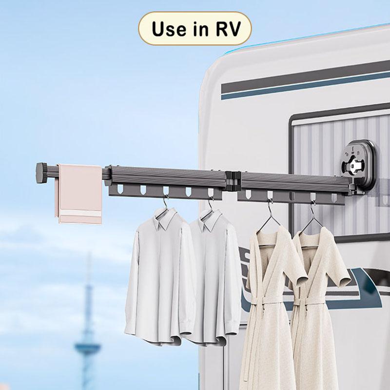 Портативная складная сушилка, бесследная настенная сушилка для одежды, экономящая место, вешалка для одежды, без сверления, ванная комната