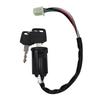 Ignition Switch Lock Key With 4 Wires or 3+2 Wires and Dustproof Cap or Not and for Universal Motorcycle Dirt Bike Pit Bike ATV
