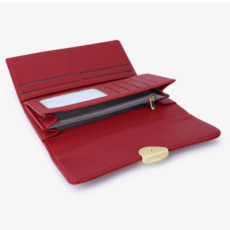 1 шт. Кошельки из ПУ-кожи для женщин Держатель для карт Кошельки Женский длинный складной кошелек с карманом для монет на молнии