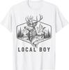 Local Boy Deer Duck Fishing Camo Hunting T-Shirt