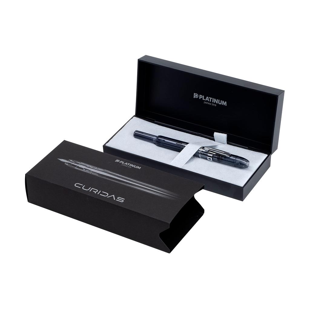 Platinum Curidas Graphite Smoke Fountain Medium Pen, Nib, PKN-7000#7-3