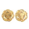 Chanel With Blisters, No Rubber, Large 93P Earring Gold Plated Gold Women Used
