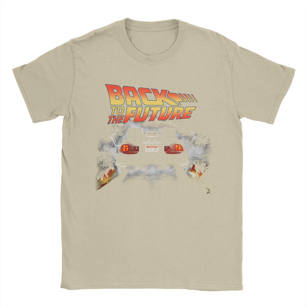 Back to the Future TShirt DMC DeLorean Harajuku TShirts Short Sleeve Y2K Retro Tops Summer Cotton Oversize Tees