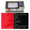 Insulation Resistance Meter Digital Ohmmeter Megger Handheld Insulation Tester Megameter 02000M Ohm