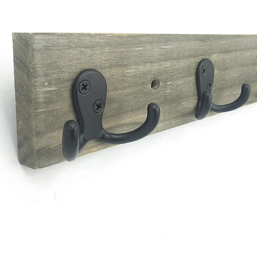 Towel Hat Bags With Screws Heavy Item Double Prong Robe Hook Coat Hook Home Hardware Cloth Hanger