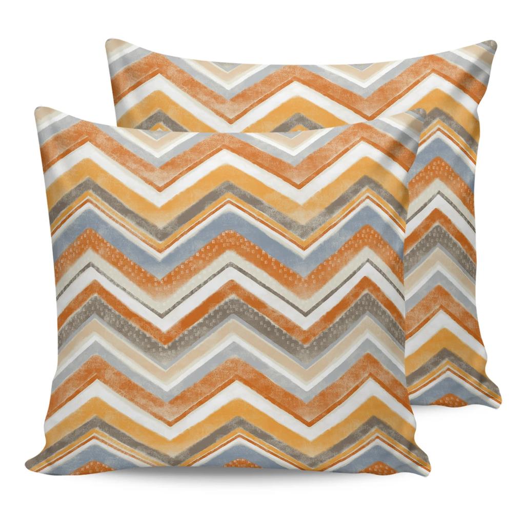 Водонепроницаемая наволочка с темно-синими и белыми полосками для украшения дома и офиса, наволочка для подушки на стул, диван