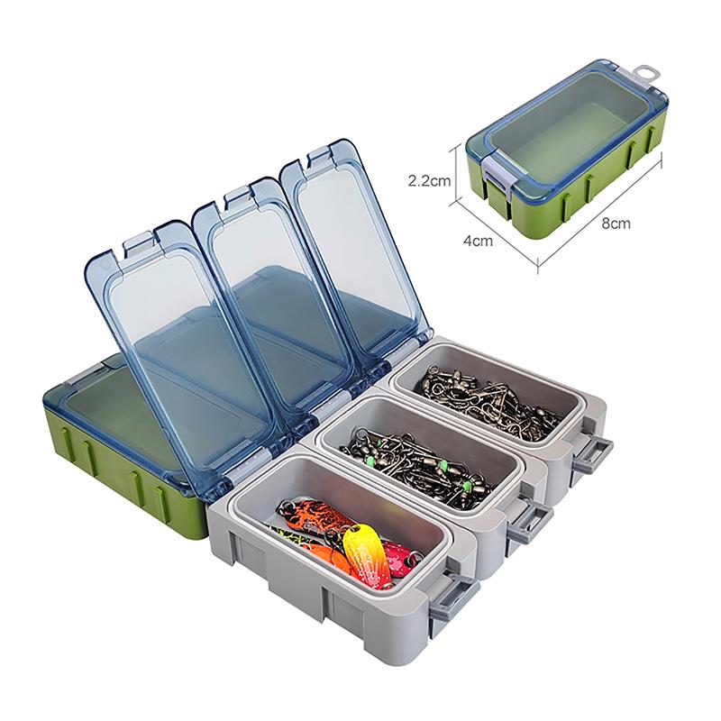 3 шт. светящиеся рыболовные коробки мини-пластиковые ящики для хранения рыболовных крючков органайзер для приманки контейнер для инструментов для карпа