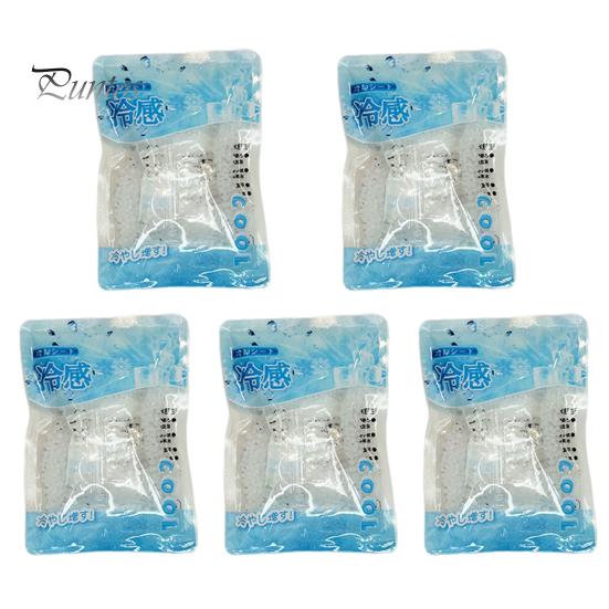 5 шт. мультфильм охлаждающий небольшой пакет со льдом мгновенные холодные пакеты одноразовые мешки со льдом длительный холодный герметичный контейнер для воды для путешествий и спорта