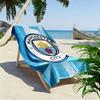 Wild MCFC Victory Print Beach Towel, Large Soft Quick Dry Towel for Beach Camping Swimming